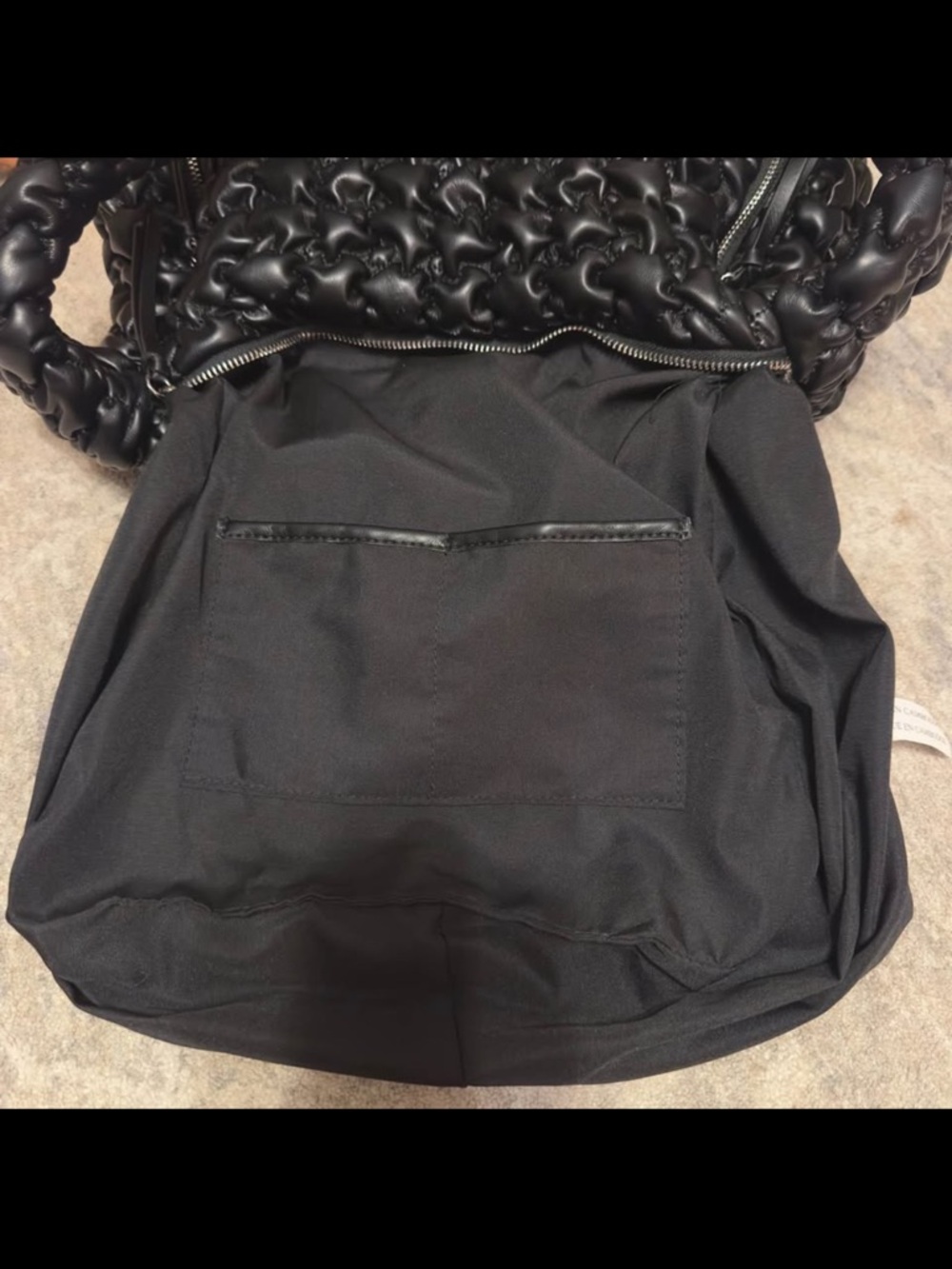 Sondra Roberts Squared Quilted Hobo Purse - Picture 5 of 8